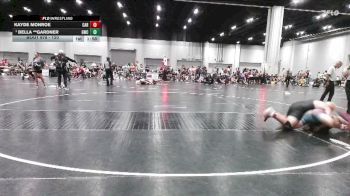 120 lbs 3rd Place Match - Kayde Monroe, Carrollton vs Bella **Gardner, Genesis Wrestling Club