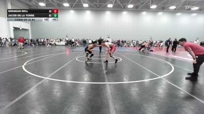 160 lbs Consi Of 32 #2 - Brendan Bell, OK vs Jacob De La Torre, NC