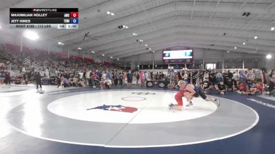 113 lbs Cons. Rd Of 16 - Maximilian Holley, Arsenal Wrestling Club vs Jett Hines, Team Miron
