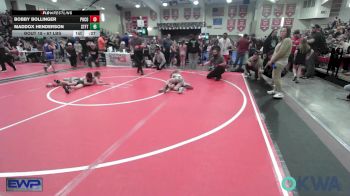 67 lbs Quarterfinal - Ulrich Dyches, IRONMEN Wrestling Club vs Drake Lear, Fort Gibson Youth Wrestling