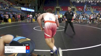 215 lbs Rnd Of 128 - Jaret Peterson, NE vs Kyle Miller, PA