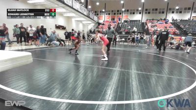 67-70 lbs Rr Rnd 5 - Elijah Matlock, Sallisaw Takedown Club 2 vs Edward Ledbetter, Muskogee Rougher Youth Wrestling