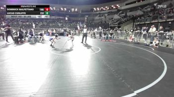 55 lbs Round Of 16 - Dominick Malfettano, Toms River vs Lucas Cunliffe, Stafford