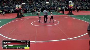 70 lbs Cons. Round 3 - Evan Tanner, BAY2 vs Elijah Hill, GFF2