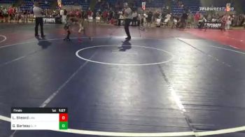 57 lbs Final - Leek Sheard, Law vs Giovanni Barteau, El Reno