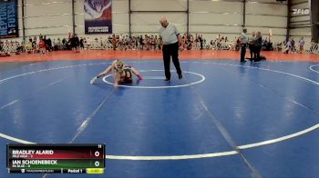 76 lbs Rd# 8- 12:30pm Saturday Final Pool - Bradley Alarid, Mile High vs Ian Schoenebeck, PA Blue