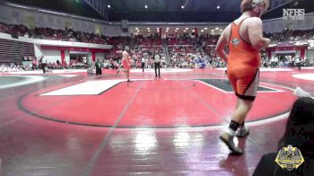 285 lbs Quarterfinals (8 Team) - Stevie Vafeas, FT. GIBSON vs Tukker Flute, SALLISAW