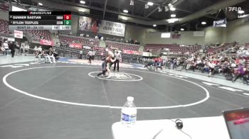 2A 132 lbs Champ. Round 1 - Rylon Teeples, South Summit vs Gunner Bastian, Utah Military Academy Hillfield