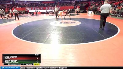 1A 145 lbs Cons. Round 1 - Drew Torza, Yorkville (Christian) vs Will Winter, Clinton