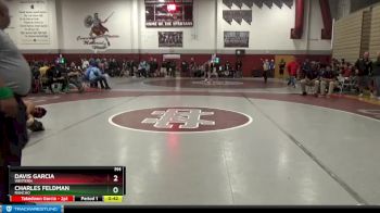 113 lbs Cons. Round 1 - Charles Feldman, Rancho vs Davis Garcia, Western