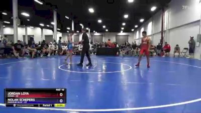 114 lbs Round 2 (8 Team) - Jordan Loya, Idaho vs Nolan Schepers, Missouri Blue