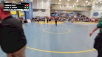 120 lbs Cons. Round 1 - Charles Slowik, Odessa H S vs Drake Rogers, Sussex Tech H S