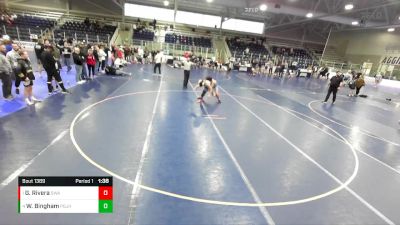 144 lbs Semifinal - Geronimo Rivera, Sanderson Wrestling Academy vs Wyatt Bingham, Pleasant Grove Jr. High