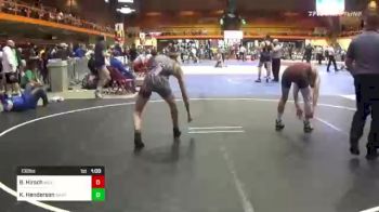 132 lbs Consi Of 16 #2 - Kyler Henderson, Natrona Colts vs Bryce Hirsch, Miles City Cowboys