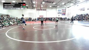 126 lbs Consi Of 8 #2 - Noah McCarthy, Haddam-Killingworth vs Seth Christie, Griswold/Wheeler