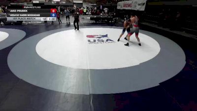 79 kg 1st Place Match - Jake Prudek vs Hedayat Kabiri Moghadam