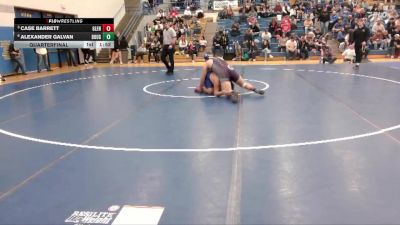 215 lbs Quarterfinal - Case Barrett, Glenrock vs Alexander Galvan, Douglas