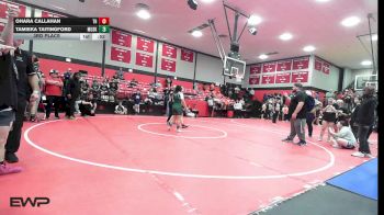 135 lbs 3rd Place - Ohara Callahan, Tulsa Hale vs Tamieka Taitingford, Muskogee
