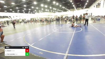 78 lbs Consolation - Alexander Balch, Team Balch vs Jaser Hernandez, DUB Wrestling
