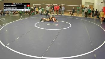 150 lbs Champ. Round 2 - Charles Gatlin, Auburn vs Malachi Wages, Thurston