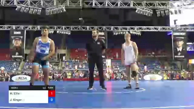 195 lbs Round Of 64 - Mason Ellis, Alabama vs Jason Singer, Pennsylvania