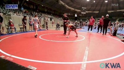 80 lbs Rr Rnd 2 - Baze Fox, The Leftovers vs Cole Cooper, Collinsville Cardinal Youth Wrestling