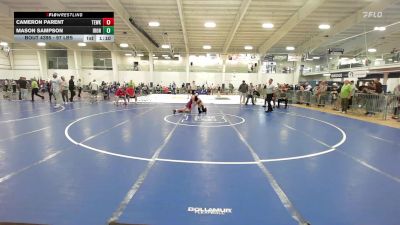 97 lbs Semifinal - Cameron Parent, Tewksbury vs Mason Sampson, Iron Faith WC