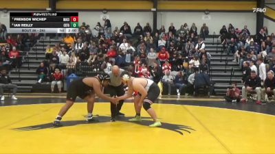 285 lbs Cons. Round 1 - Ian Reilly, Cedar Falls vs Frenson Wichep, Mason City