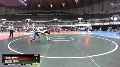 150 lbs Quarters & Wb (16 Team) - Tahir Parkins, Nazareth vs Sawyer Jones, Woodgrove