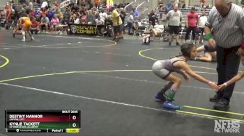 60/68 Round 4 - Destiny Mannor, Capital City vs Kynlie Tackett, CP Wrestling Academy