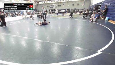 45 lbs 1st Place Match - Dominic Najera, Threshold Wrestling Club vs Loki Camarena, Socal Hammers Wrestling Club
