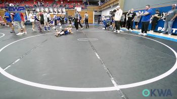 80 lbs 3rd Place - Beau Ferrell, Weatherford Youth Wrestling vs Ryder Smith, HBT Grapplers