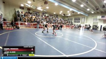 182 lbs Champ. Round 1 - Daniel Mendoza, Hemet vs James Alanis, Servite