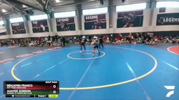 138 lbs Champ. Round 2 - Hunter Gordon, Ranger 47 Wrestling Club vs Benjamin Franco, Mat Tribe Wrestling