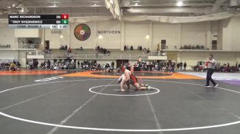 285 lbs Cons. Round 4 - Marc Richardson, Southern Virginia vs Troy Dyszkiewicz, Ohio Northern