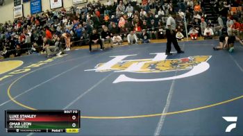 120 lbs Cons. Round 3 - Omar Leon, Ak. Springfield vs Luke Stanley, Marlington