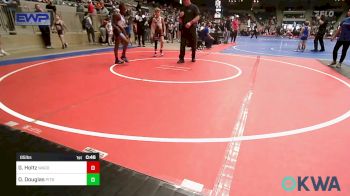 85 lbs Quarterfinal - Greyson Holtz, Wagoner Takedown Club vs OrRion Douglas, Pitbull Wrestling Academy