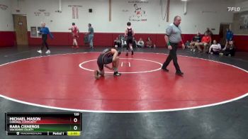 120 lbs Round 2 - Michael Mason, Cardinal Community vs Rara Cisneros, Van Buren County