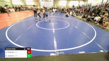 73 lbs Quarterfinal - Jack Anderes, Honey Badgers Wrestling Club vs Brielynn Jackson, Lawrence Elite