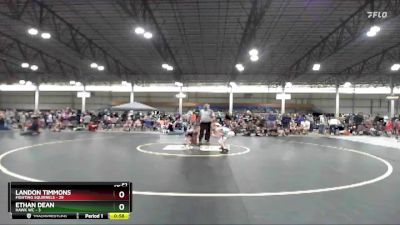 82 lbs Round 3 (4 Team) - Landon Timmons, Fighting Squirrels vs Ethan Dean, Hawk WC