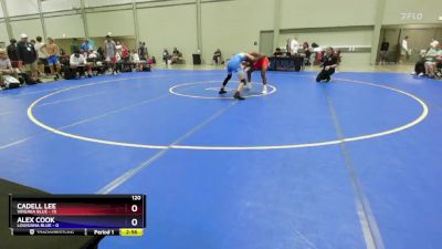 120 lbs Semis & 3rd Wb (16 Team) - Cadell Lee, Virginia Blue vs Alex Cook, Louisiana Blue