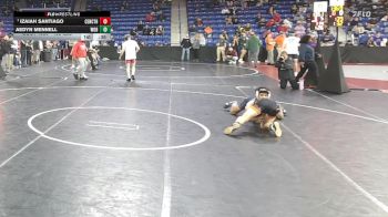 132 lbs Round Of 32 - Izaiah Santiago, Central Catholic vs Aedyn Mennell, Woburn