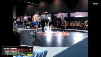 70-74 lbs Round 1 - Dylan Grinnell, Michigan Grappler Training Center vs Mason Welmerink, Michigan Grappler Training Center