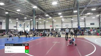 49 lbs Consolation - Xavier Britt, Illinois Valley YW vs Mason Hong, All-Phase WC