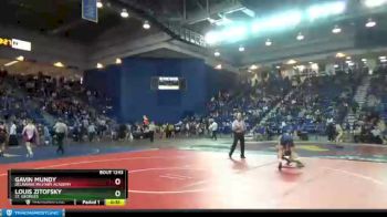 106 lbs Cons. Round 3 - Gavin Mundy, Delaware Military Academy vs Louis Zitofsky, St. Georges