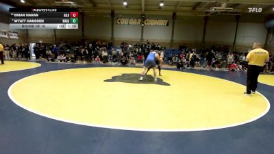 218 lbs Round Of 16 - Brian Haran, Gilroy vs Wyatt Hanssen, Wasatch (UT)