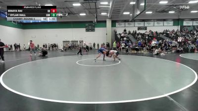 126 lbs Champ. Round 2 - Dylan Hall, Greater Heights Wrestling vs Binaya Rai, BV Bison
