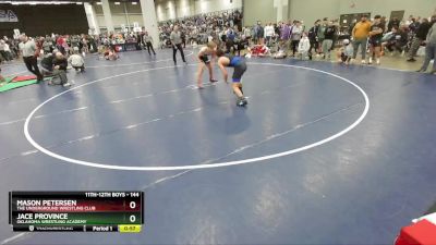 144 lbs Cons. Round 10 - Jace Province, Oklahoma Wrestling Academy vs Mason Petersen, The Underground Wrestling Club