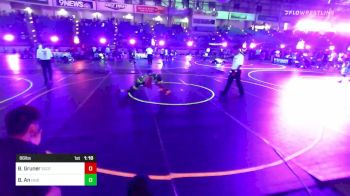 86 lbs Final - Ben Gruner, Scots WC vs Brian An, Hub City WC