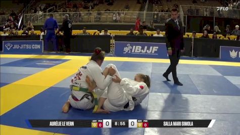 Salla Mari Simola vs Aurélie Le Vern 2025 Pan Jiu Jitsu IBJJF Championship